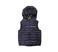 Champion Legacy Outdoor K-Light WR Allover Contrast Logo Hooded S/L Chaleco, Azul Marino, 13-14 Años Unisex niños