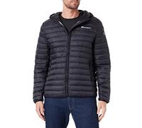 Champion Legacy Outdoor Small Logo Hooded Chaqueta Acolchada, Negro, XXL Hombres