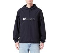Champion Legacy Outdoor - Spring-Summer Contrast Logo WR Taslon Hooded Chaqueta, Negro, M Hombre SS24, Negro, M
