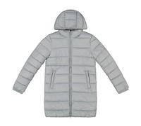 Champion Legacy Outdoor W-Light Nylon W/R Long Hooded Chaqueta Acolchada, Gris Monumento, L para Mujer