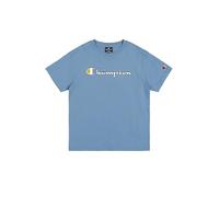 Champion Legacy Play with Graphics B (306911) - SS Crewneck T-Shirt, Azul Turquesa (CBU), 13-14 Años (XL) Niño FW24, Azul Turquesa (Cbu), 13-14 Años