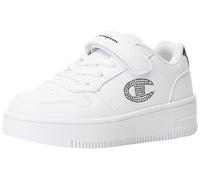 Champion Legacy-Rd18 Platform Glitter G PS, Zapatillas Deportivas Niñas, Blanco Negro Ww009, 29.5 EU