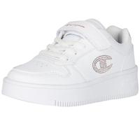 Champion Legacy-Rd18 Platform Glitter G PS, Zapatillas Deportivas Niñas, Blanco Oro Rosa Ww008, 30 EU