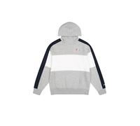 Champion Legacy Retro Sport (220317) -Soft Compact Poly Fleece Color Block Sudadera con Capucha, Gris (EM021), S para Hombre