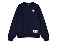 Champion Legacy Retro Sport (220325) - Soft Compact Poly Fleece Back Logo Crewneck Sudadera, Azul Marino (NNY), L Hombre FW24, Azul Marino NNY, L