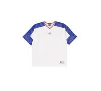 Champion Legacy Retro Sport (220329) -Shiny Polywarpknit Unbrushed Crewneck Camiseta, Blanco (WW001), XS para Hombre