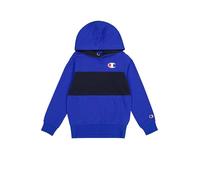 Champion Legacy Retro Sport B (306849) -Ultralight Soft Compact Fleece Color Block Sudadera con Capucha, Azul (BS008), 15-16 años para Niños