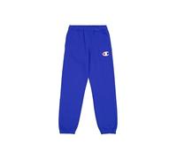 Champion Legacy Retro Sport B (306851) - Pantalón deportivo de forro polar compacto, ultraligero y suave, con puños elásticos, azul, 5-6 años (XS) Niño FW24
