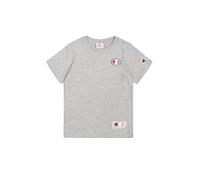 Champion Legacy Retro Sport B (306853) - Camiseta SS con cuello redondo, Gris Melange, 3-4 años (XXS) Niño FW24