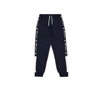Champion Legacy Retro Sport B (306858) - Pantalón de chándal de forro polar ultraligero, suave y compacto, con puños acanalados, azul, 7-8 años (S) Niño FW24