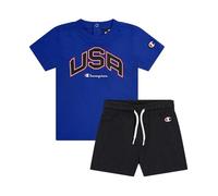 Champion Legacy Retro Sport TD-USA Crewneck T-Shirt & Shorts Traje para Bebés