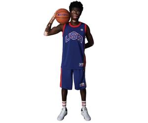 Champion Legacy Retro Sport - USA S/L Tank Camiseta sin Mangas, Color Blanco, L Hombre SS24, Color Blanco., L