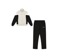 Champion Legacy Script Shop Color Block (220290) -Soft Compact Powerblend Fleece High-Neck Chándal Deportivo, Blanco (ES057), M para Hombre