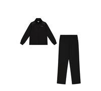 Champion Legacy Script Shop Easy Satin W (117525) -Soft Compact Powerblend Fleece High-Neck Chándal Deportivo, Negro (KK001), S para Mujer