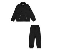 Champion Legacy Script Shop G (405048) -Special Polywarpknit Semi-Dull High-Neck Chandal Bebe, Negro (KK001), 7-8 años para Niñas