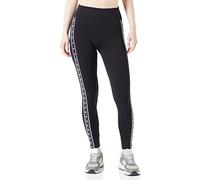 Champion Legacy Tape 2.0 High Waist Crop Leggings, Negro, S Mujer