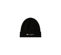 Champion Lifestyle Caps (806064) - Recycled Acrylic Knitted Yarn Embroidered Script Logo Gorro, Negro, Talla Única Unisex - Adulto FW24, Negro, Talla única