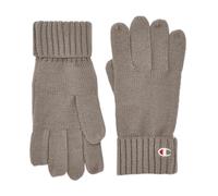 Champion Lifestyle Caps (806067) - Recycled Acrylic Knitted Yarn C-Logo Guantes de invierno, gris ahumado (DECE), M-L Unisex - Adulto FW24, Gris Fumo (DECE), M-L