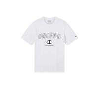 Champion Men-Graphic Crewneck T-Shirt Camisa, Blanco (Ww001), XL para Hombre