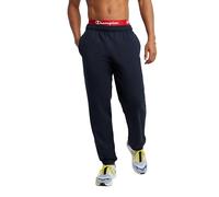 Champion Men's Cinched-Bottom Fleece Sweatpants, Standard Fit, Midweight, Available in Regular and Big & Tall Pantalones, Azul Marino, 27-32 para Hombre