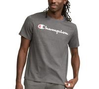 Champion Men's Classic Jersey Jogger Pant-Graphic, Granite Heather-15 Script Low Leg, 2X Large