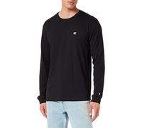 Champion Men's Classic Jersey Long-Sleeve tee, Black, X Small