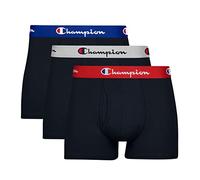 Champion Men's Cotton Stretch Trunks, Pack of 3 Bañadores Ajustados para Hombre, Negro, XXL (Pack de 3)