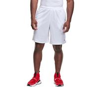Champion Mens Long Mesh Shorts with Pockets (81622 407Q88) -White -M
