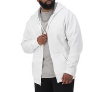 Champion Mens Powerblend Fleece Full Zip Jacket (S0891 407D55) -White -M