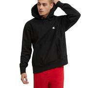 Champion Men's Reverse Weave Pullover Hoodie Print, Black, Medium