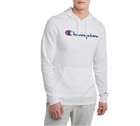 Champion, Midweight, Soft and Comfortable T-Shirt Hoodie for Men Chaqueta, Blanco, M para Hombre