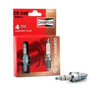 4x Bujía de encendido Electrodo de masa OE048/R04 CHAMPION para CHEVROLET OPEL