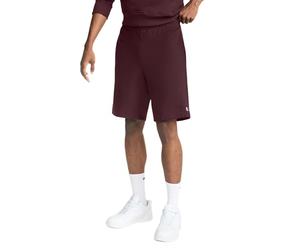 Champion Pantalón Corto de Punto con Bolsillos, Granate-407q88, Medium para Hombre
