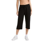 Champion Pantalones Capri para Mujer, Pantalones Cortos Ligeros, Capri de Punto Jersey para Mujer, Talla 18, Negro -, Medium