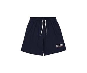 Champion Pantalones Cortos Legacy Graphic para niño, Azul (Bs501), 15-16 años