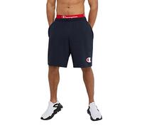 Champion Pantalones Cortos para Hombre, Ligeros, Casuales, de Punto Jersey, Pantalones Cortos de Fin de Semana (reg. o Grande y Alto), Logotipo de la Marina C., 4X-Large Grandes