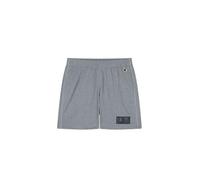 Champion Pantalones Cortos para Hombre, Negro Melange/Blanco (Znbk/Wht), M