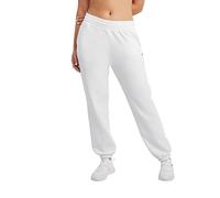 Champion Powerblend-Pantalones de chándal Deportivos, Blanco, M para Mujer