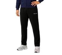 Champion Pantalones de hombre con fondo recto de jersey de algodón ligero, Icons, 221805, Negro , S