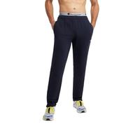 Champion, Fleece, Open-Bottom Sweatpants for Men (Reg. Or Big & Tall) Pantalones, Logotipo de Parche C Azul Marino, X-Large para Hombre