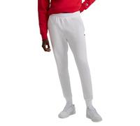 Champion Pantalones Deportivos Retro Powerblend Sweats para Hombre, Logotipo de Parche C Blanco, 34-37