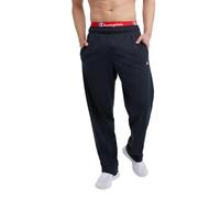Champion Pantalones para Hombre, algodón Diario, Pantalones Ligeros con Dobladillo Abierto para Hombre (reg. o Grande y Alto), Pantalones Deportivos, Azul Marino - Logotipo de Parche C, X-Large Alto