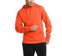 Champion, Powerblend, Fleece Comfortable Hoodie, Sweatshirt For Men (Reg. Or Big & Tall) Sudadera con Capucha, Logotipo C Naranja Picante, M para Hombre