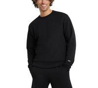 Champion Powerblend Fleece Crew Sudadera, Negro, XS para Hombre