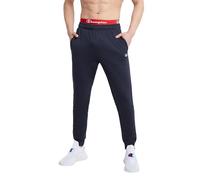 Champion Powerblend Graphic Jogger Pantalones Deportivos, Azul Marino, XL para Mujer