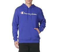 Champion, Powerblend, Fleece Hoodie, Comfortable Men's Sweatshirt, Script Logo (Reg. Or Big & Tall) Sudadera con Capucha, Navegar por Internet, L para Hombre