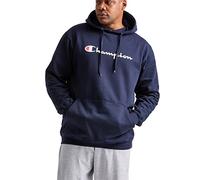Champion Sudadera con Capucha Powerblend Graphic, Navy-y06794, XS para Hombre