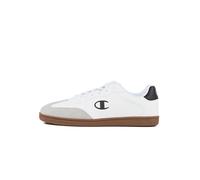 Champion Prestige Mix Material Low, Zapatillas para Hombre, Blanco/Negro (WW001), 43 EU, Blanco Negro Ww001, 43 EU