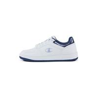 Champion Rd18 Foil W Low - Zapatillas Deportivas para Mujer, Blanco Azul Profundo Ww011, 36 EU