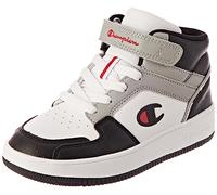 Champion Rebound 2.0 Mid B PS - Zapatillas para niños y Adolescentes, Blanco Gris Negro Ww014, 37.5 EU
